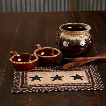 Colonial Star Jute Braided Rect Placemat 10